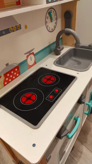 Cocinita Madera Aldi Luz y Sonido