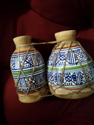 Coppia Tamburelli Decorati