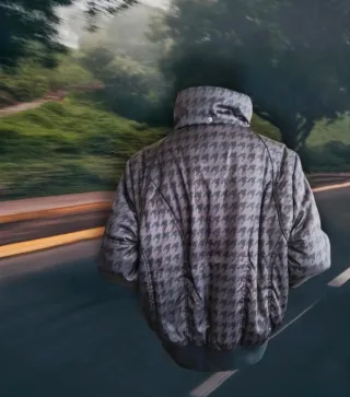 Abrigo Zeroxposur Negro/Morado.