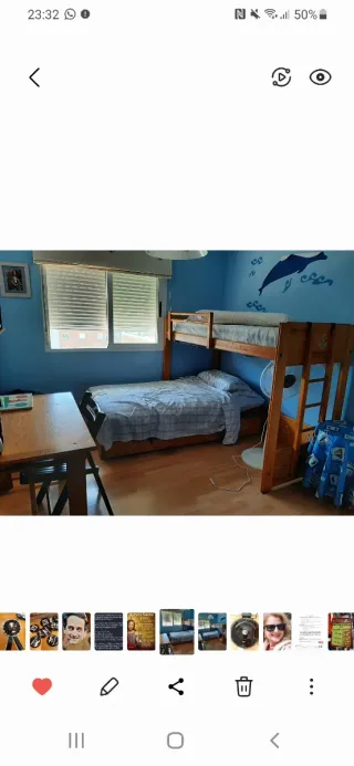 Dormitorio juvenil completo 3 camas