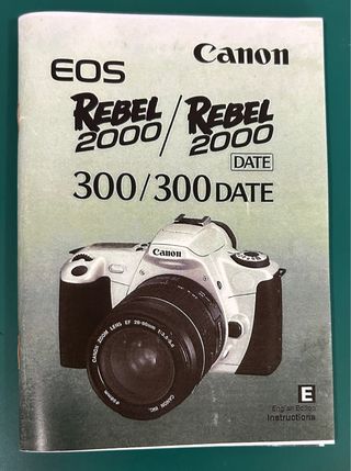 Manual Cámara Canon EOS Rebel 2000 / 300 DATE