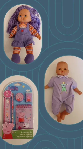 Muñecos y Set Papelería Peppa Pig