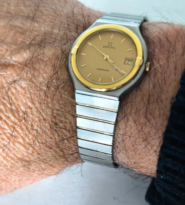 Zenith Espada Orologio Oro Argento