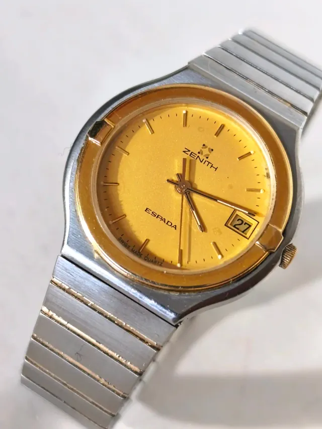 Zenith Espada Orologio Oro Argento