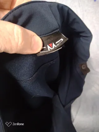 Pantaloni trekking CMP blu con zip