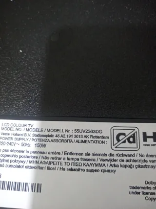 Placa T-CON Toshiba 55UV2363DG PT550GT09