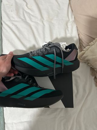 Adidas adizero EVO sl Negro/Verde Azulado Talla 44
