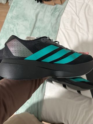 Adidas adizero EVO sl Negro/Verde Azulado Talla 44