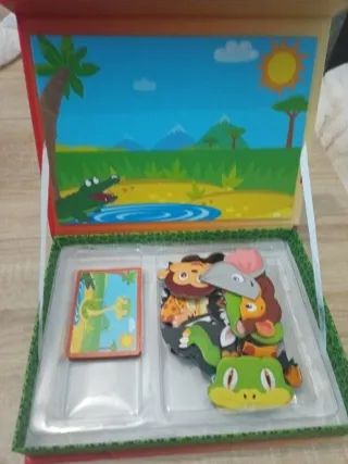 Juego de mesa magnético Playtive animales