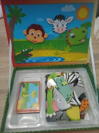 Juego de mesa magnético Playtive animales