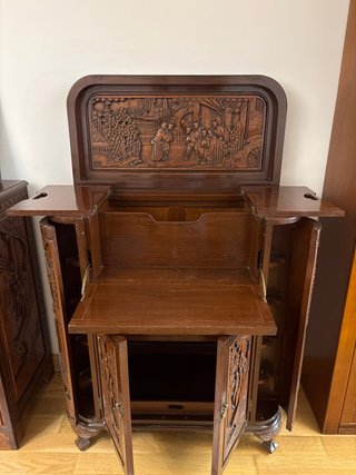 Mueble Bar Madera Tallado