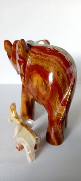 Set 2 Elefanti Vintage Onice Pakistan