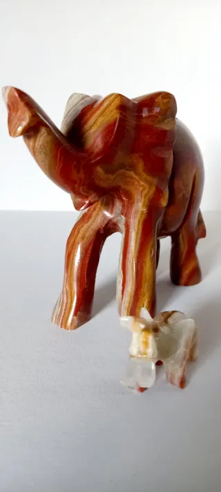 Set 2 Elefanti Vintage Onice Pakistan