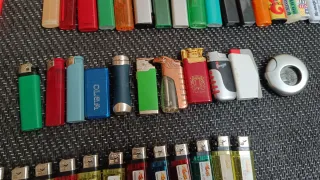 Lote 113 mecheros coleccionismo