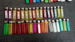 Lote 113 mecheros coleccionismo