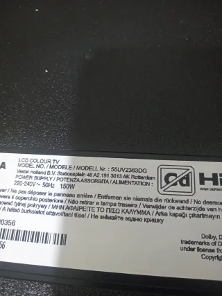 Placa Fuente Vestel 17IPS72 Toshiba 55UV2363DG