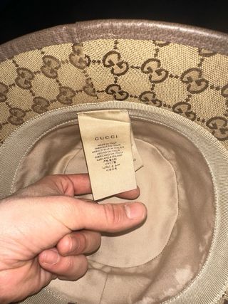 Sombrero Gucci GG Marrón