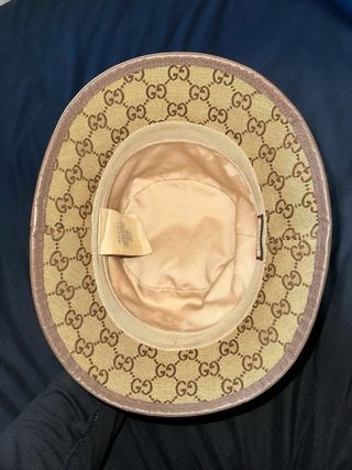 Sombrero Gucci GG Marrón