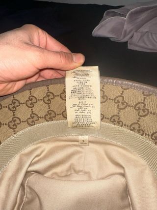 Sombrero Gucci GG Marrón