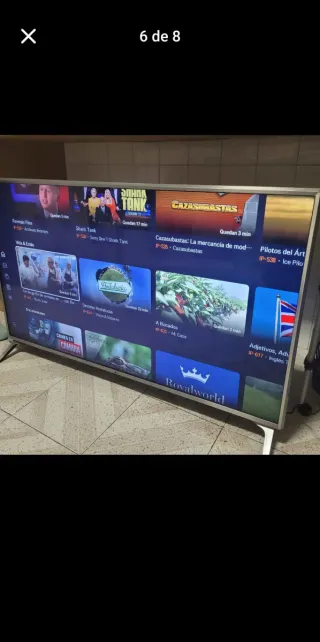 Televisor LG 50 Smart TV Gris plateado 4k