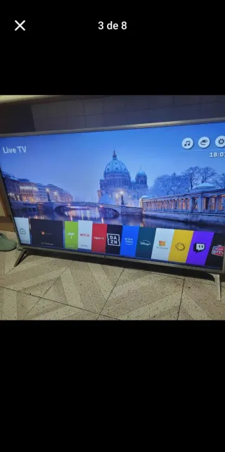 Televisor LG 50 Smart TV Gris plateado 4k