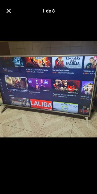 Televisor LG 50 Smart TV Gris plateado 4k
