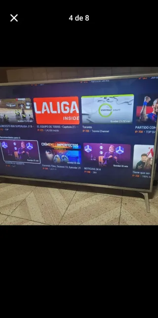 Televisor LG 50 Smart TV Gris plateado 4k