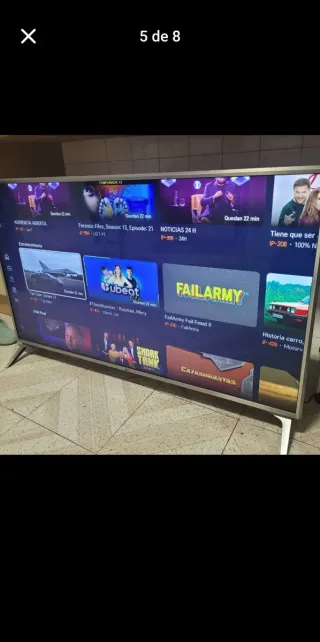 Televisor LG 50 Smart TV Gris plateado 4k