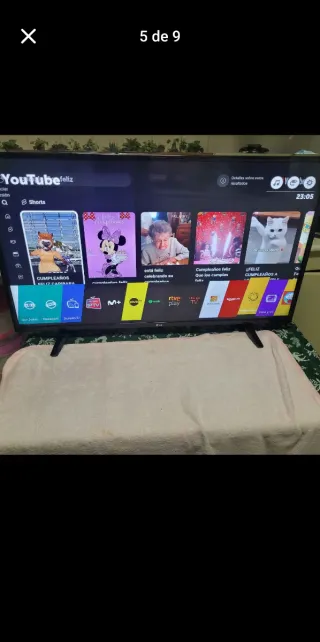 Televisor LG  50 Smart TV Gris plateado 4k