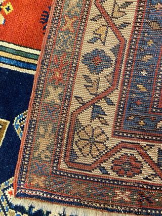 Tappeto antico annodato a mano 100% lana