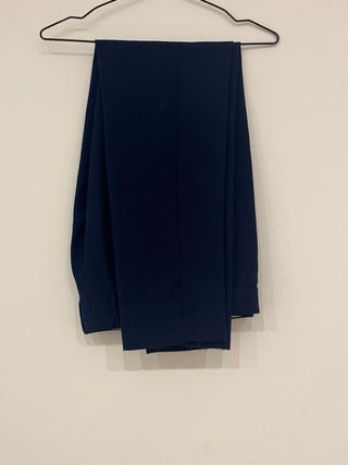 Traje Zara azul chaqueta y pantalón