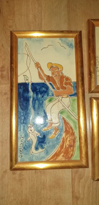 Cuadros de cerámica artesanal -  Orellana Vintage