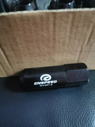 Extensiones para tornillos de ruedas M14x1,5 Negro