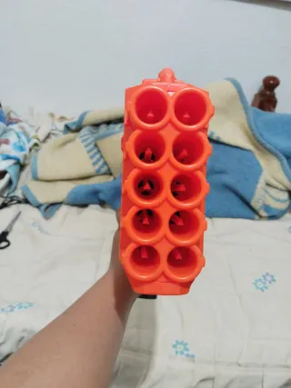 Pistola Nerf Mega Twinshock Roja