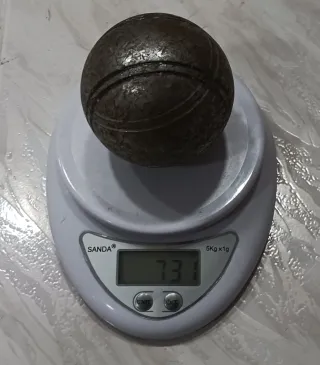 3 Bolas Petanca 731 gramos usadas Buen Estado