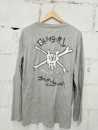 Camiseta Desigual Gris Manga Larga