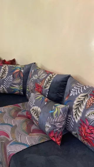 Fundas Salón Marroquí Tela y Terciopelo