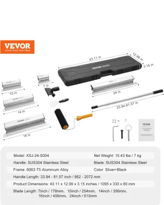 Juego Cuchillas Desnatar Paneles Yeso