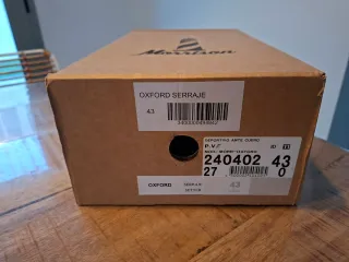 Zapatos Morrison Marrones. Oxford Serraje