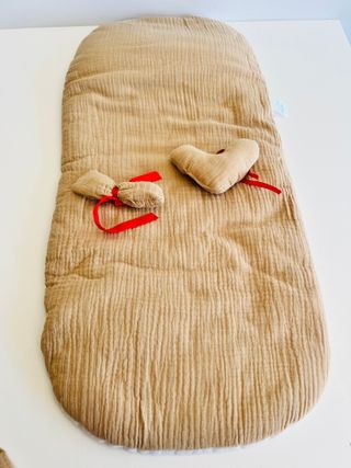 Cobertura + almofada + capa p/ alcofa - NOVOS