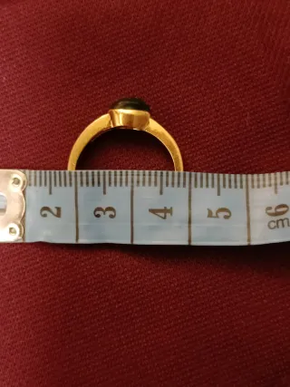 Anillo Oro 18kl con Esmeralda y Diamantes