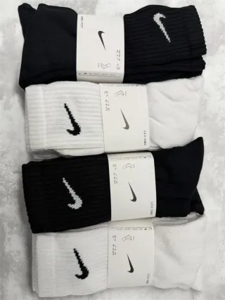 Pack 3 pares calcetines Nike negros y blancos