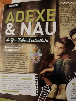 Revista de youtubers infantil para niñ@s