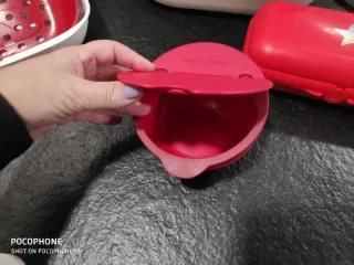 Lote Tupperware Rojo y Blanco