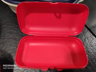 Lote Tupperware Rojo y Blanco