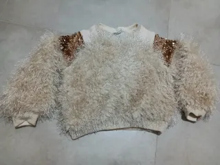 Maglione bambina Mek con paillettes