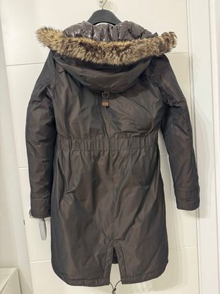 Abrigo plumífero largo Massimo Dutti