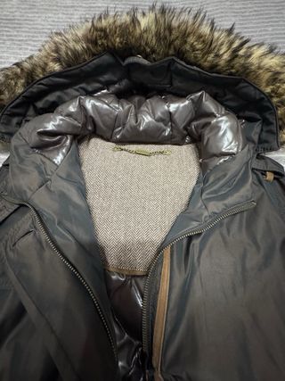 Abrigo plumífero largo Massimo Dutti