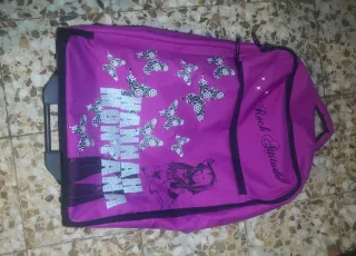 Maleta Hanna Montana grande rueda descosida s69x49