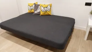 Sofá Cama Ikea Gris oscuro